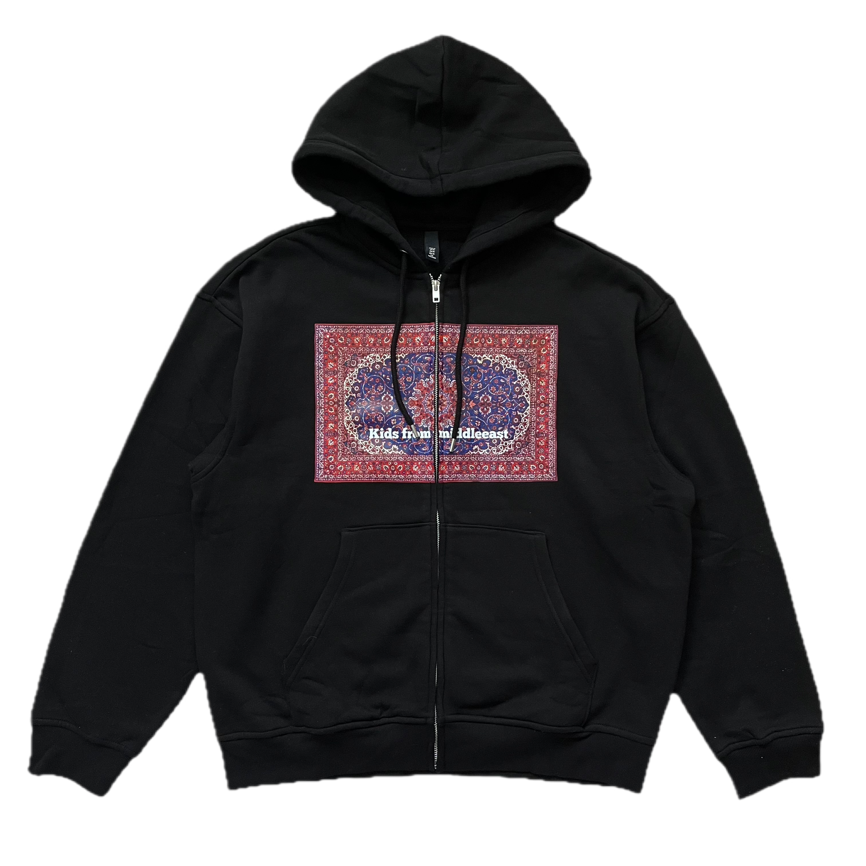 KFM Carpet Zip Hoodie Black