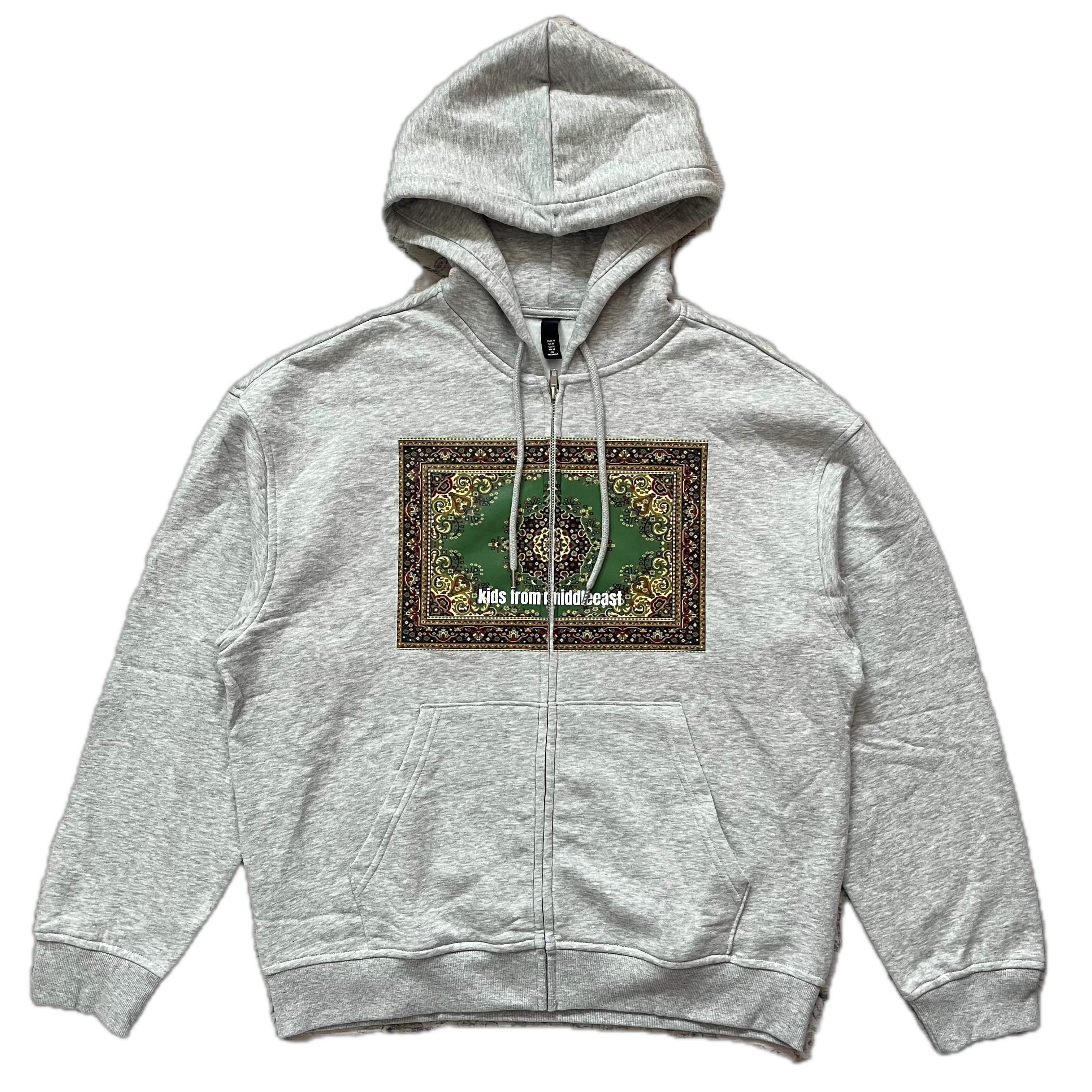 KFM Carpet Zip Hoodie Grey
